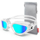 Buy now ZIONOR Swim Goggles, G1 SE Swimming Goggles Anti-Fog for Adult Men Women One Size A6-gold Lens Clear Frame at indiglob india