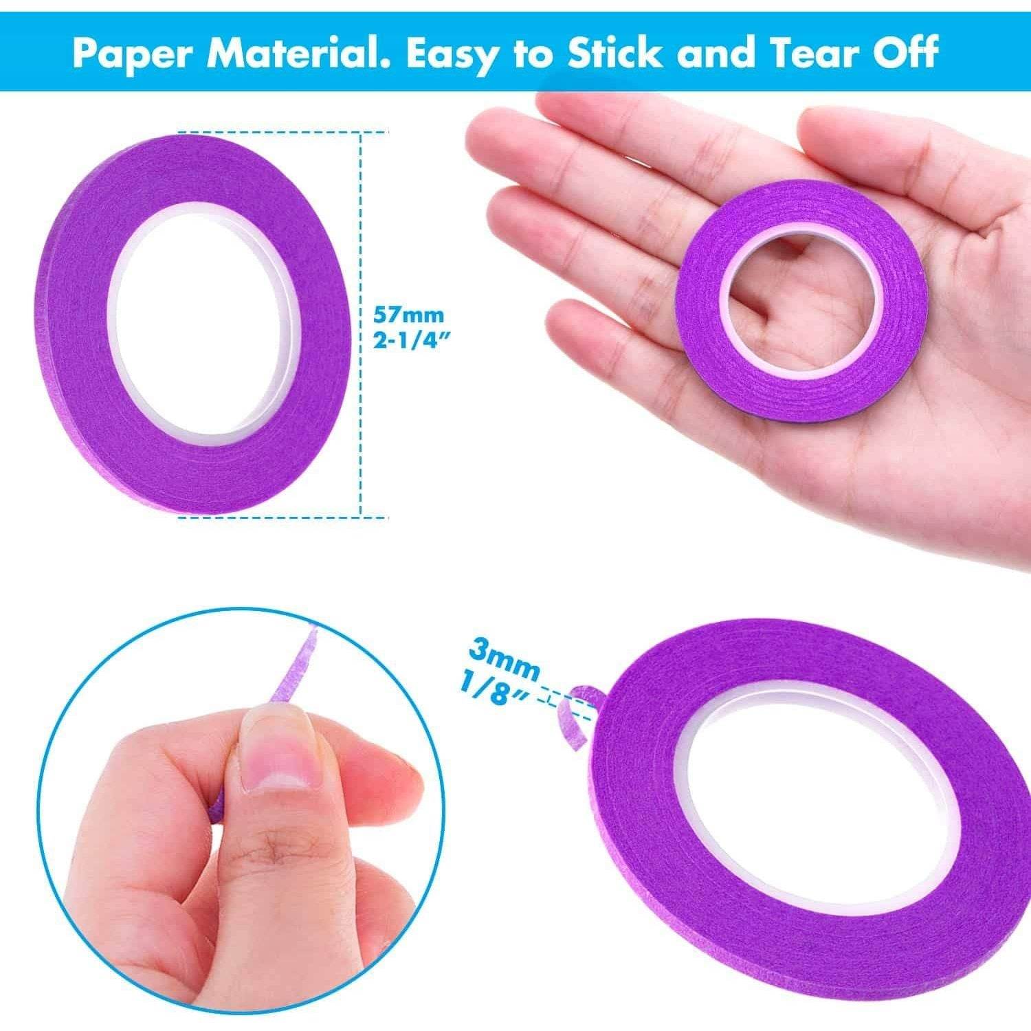 cridoz 15 Rolls 1/8 Whiteboard Thin Tape Pinstripe Art Tape Dry Erase Board Grid Tape Lines Pinstriping Electrical Marking Tape, Assorted Colors - My Store