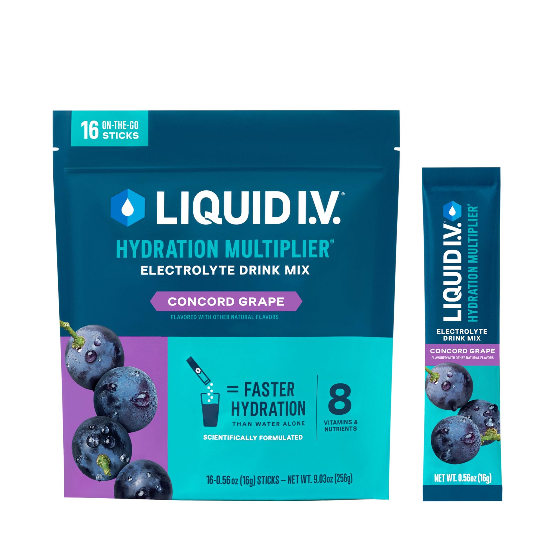 Buy now Liquid I.V.® Hydration Multiplier - Lemon Lime | Electrolyte Powder Drink Mix | 1 Pack (16 Servings) at indiglob india