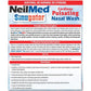 NeilMed Sinugator Cordless Pulsating Nasal Wash Kit with One Irrigator, 30 Premixed Packets and 3 AA Batteries(Pack of 1)