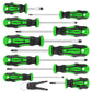 Buy now Amartisan 10-Piece Magnetic Screwdrivers Set, 5 Phillips and 5 Slotted Tips Professional Cushion Grip Screwdriver Set 10-Piece Screwdrivers Set (Green) at indiglob india