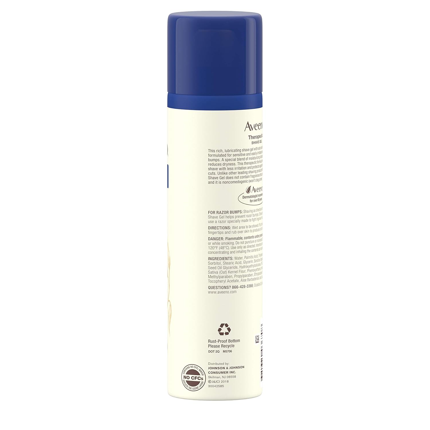 Buy now Aveeno Therapeutic Shave Gel with Oat and Vitamin E to Help Prevent Razor Bumps and Soothe Dry and Sensitive Skin, No Added Fragrances and Non-Comedogenic, 7 oz at indiglob india