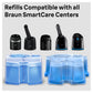 Buy now Braun Clean & Renew Refill Cartridges CCR, Replacement Shaver Cleaner Liquid Solution for Clean&Charge System, Pack of 4 at indiglob india