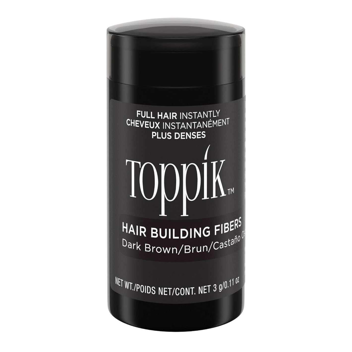 Toppik Hair Building Fibers, Fill In Fine or Thinning Hair Instantly Thicker, Fuller Looking Hair 9 Shades,4 size options