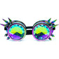 SoJourner Bags Kaleidoscope Glasses - Trippy Psychedelic Rave Goggles - Funky Prism Glasses For Raves - Festival Accessories