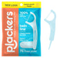 Plackers Twin Line Dental Floss Picks, Dual-Line Tuffloss, Easy Storage, Cool Mint Flavor, 75 Count