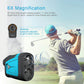 MiLESEEY Golf Rangefinder Laser Binoculars 660 Yard 6X Magnification with Slope/Pin/Scanning Model for Golf Training - My Store