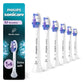Philips Sonicare Genuine Sensitive Replacement Toothbrush Heads for Sensitive Teeth, 3 Brush Heads, White, HX6053/64