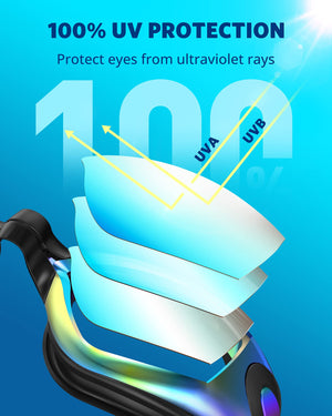 Buy now Aegend Swim Goggles, 2 Pack Swimming Goggles No Leaking Adult Men Women Youth at indiglob india
