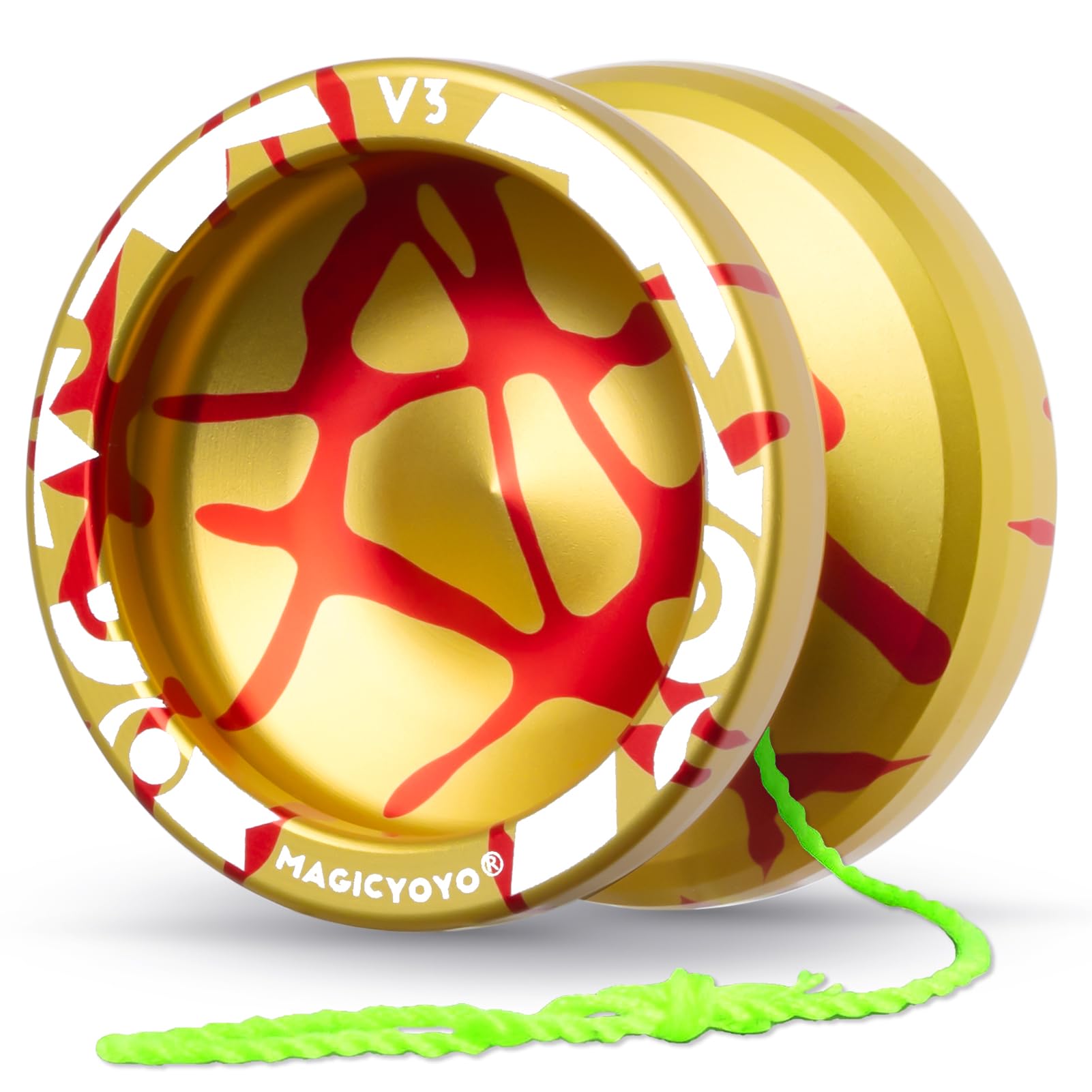 Buy now MAGICYOYO V3 Yoyo for Kids 8-12 or Above, Responsive Yoyo Professional with Dual Function, Professional Trick Yo yo for Adults with 12 Yo-yo Strings, KK Bearing, Bearing Puller, Axle,Case Bag -Black at indiglob india