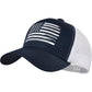 Baseball Cap, American Flag Trucker Hat for Men Women, Breathable Adjustable Fit Outdoor Mesh Snapback Hats