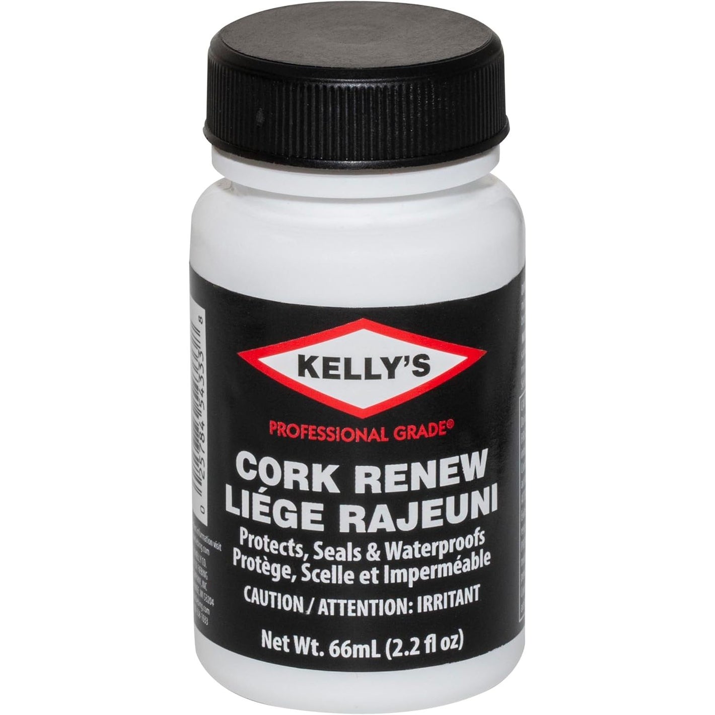Buy now Kelly's Cork Renew Sealer (2.2 fl oz) - Waterproof & Protect Cork Surfaces w/ Brush Applicator - Water Based Formula Dries Clear, Prevents Drying & Breaking Down of Sandles, Shoes, Fishing Rod, Coasters at indiglob india
