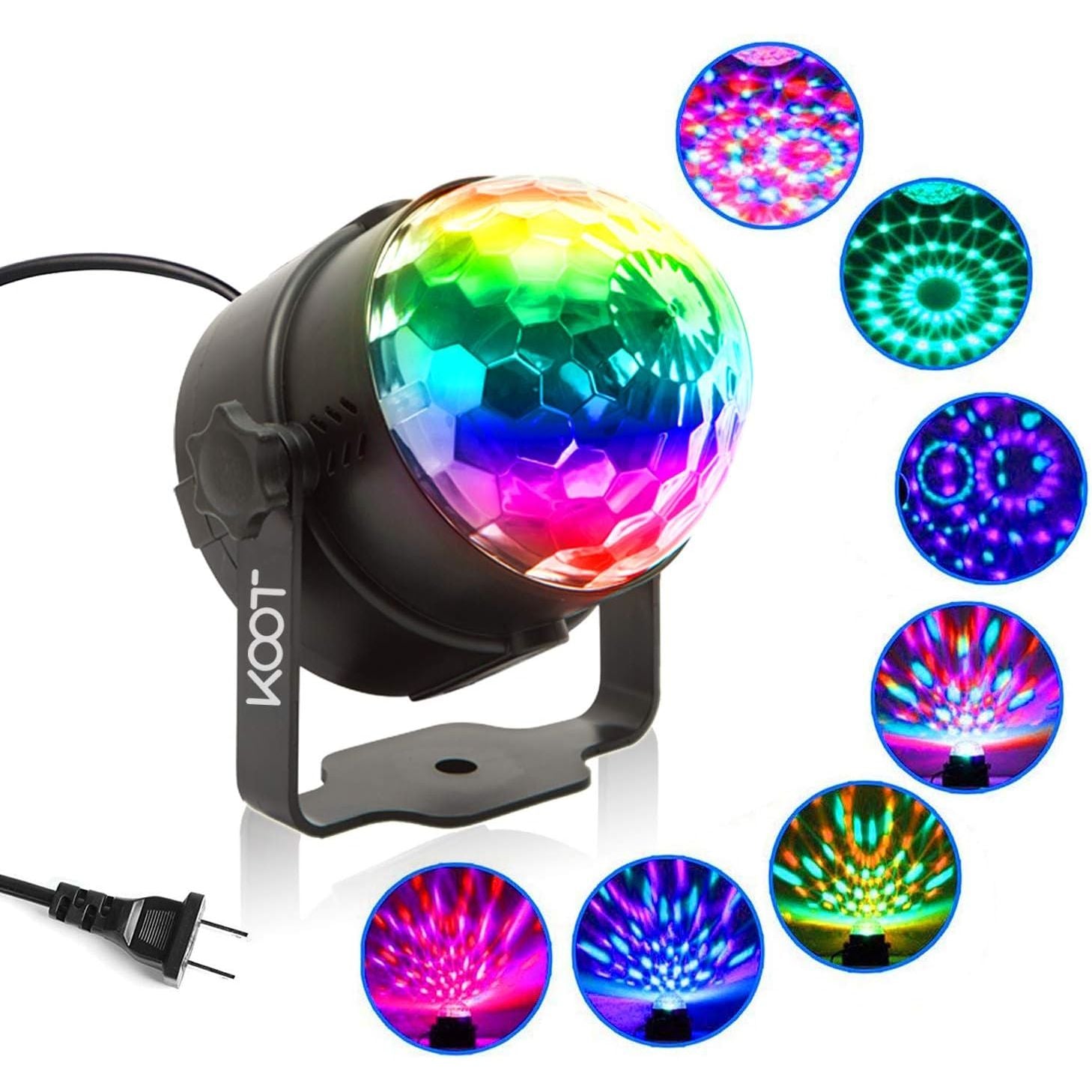 Buy now Party Lights,Sound Activated Magic Disco Lights with Remote Control Mini Disco Ball Dance DJ Lighting 7 Colors Mode RGB Strobe Lights for Party Home Room Kids Xmas Bar Club Show Default at indiglob india