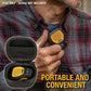 Buy now DEWALT Heavy Duty Protective Headphone Case for TWS Earbuds & Wearable Speaker, Compact Lightweight w/EVA Headphone Case Hard Shell, Shockproof, Water-Resistant, Soft Interior & Accessory Mesh Pocket at indiglob india