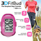 3DFitBud Simple Step Counter Walking 3D Pedometer by 3DActive with Clip, Lanyard Accurate Fitness Tracker for Men, Women & Elderly Daily Exercise - A420S