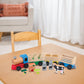 Buy now Melissa & Doug Wooden Farm Train Set - Classic Wooden Toy (3 Linking Cars) at indiglob india