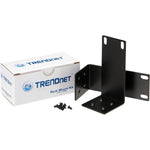 Buy now TRENDNet Rack Mount Kit, Compatible with TEG-S16Dg and TEG-S24Dg Switches, Mount an 11 Inch Wide Switch to A 19 Inch Equipment Rack, Mounting Brackets and Mounting Screws Included, Black, ETH-11MK at indiglob india