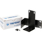 Buy now TRENDNet Rack Mount Kit, Compatible with TEG-S16Dg and TEG-S24Dg Switches, Mount an 11 Inch Wide Switch to A 19 Inch Equipment Rack, Mounting Brackets and Mounting Screws Included, Black, ETH-11MK Default at indiglob india