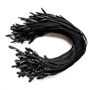 Buy now LGEGE 500 pcs 7.5-inch Black Hang Tag Nylon String Snap Lock Pin Loop Fasteners Hook Ties at indiglob india
