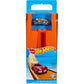 Hot Wheels Toy Car Straight Track Set with 37 Component Building Parts & 1:64 Scale Vehicle (Amazon Exclusive)