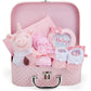 Baby Box Shop Baby Girl Gift Set - Pink Keepsake Box with 7 Essentials for Newborn Girl