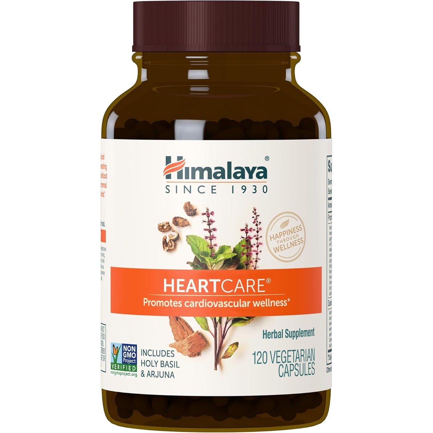 Himalaya HeartCare - Herbal Heart Health Supplements with Ashwagandha and Amla - Vegan, Non-GMO, Gluten Free, 720 mg, 120 Capsules