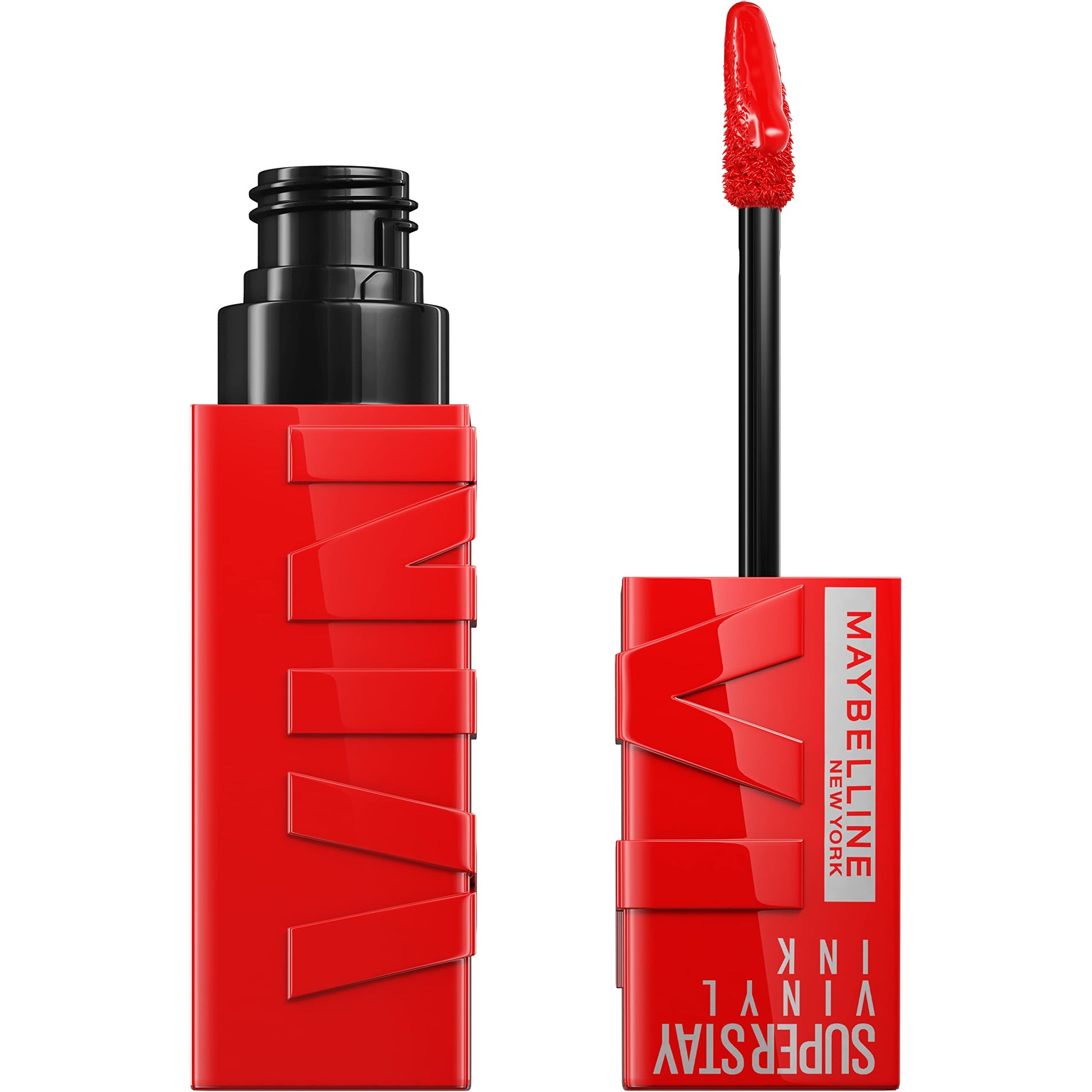 Buy now Maybelline Super Stay Vinyl Ink Longwear No-Budge Liquid Lipcolor Makeup, Highly Pigmented Color and Instant Shine, Cheeky, Rose Nude Lipstick, 0.14 fl oz, 1 Count 25 RED-HOT 0.14 Fl Oz (Pack of 1) at indiglob india