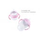 Compatible Baby Bottle Handle for Comotomo Bottles 8 oz & 5 oz, 3 Count, Pink