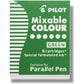 Pilot Parallel Mixable Color Ink Refills for Calligraphy Pens, Black Ink, 12-Pack (77313)