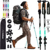 TrailBuddy Trekking Poles – Lightweight 7075 Aluminum Hiking Poles for Women, Men & Seniors – Collapsible or Foldable Walking Sticks for Travel, Trails & Balance - Collapsible