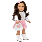 Buy now Gift Boutique 18 Inch Girl Doll, Fashion Doll with Fine Brown Hair for Styling Clothes Shoes and Accessories Princess Doll for Girls and Kids at indiglob india