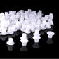 300 Pcs 4.4mm 0.17" Plastic Hole Plug Button Top Blanking Drilling Cover Caps Plugs for Chair Cabinet Cupboard Shelf, White