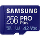 Samsung PRO Plus + Reader 512GB microSDXC Up to 160MB/s UHS-I, U3, A2, V30, Full HD & 4K UHD Memory Card for Android Smartphones, Tablets, Go Pro and DJI Drone (MB-MD512KB/AM)