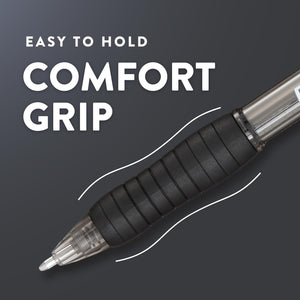 Paper Mate Profile Retractable Ballpoint Pens, Bold (1.4mm), Purple, 12 Count