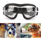 NAMSAN Dog Sunglasses Medium to Large Dog UV Transparent Goggles Windproof Anti-Dust Snowproof Pet Glasses with Elastic Straps, Clear