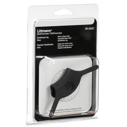 3M™ Littmann® Stethoscope Identification Tag, Black, 40007