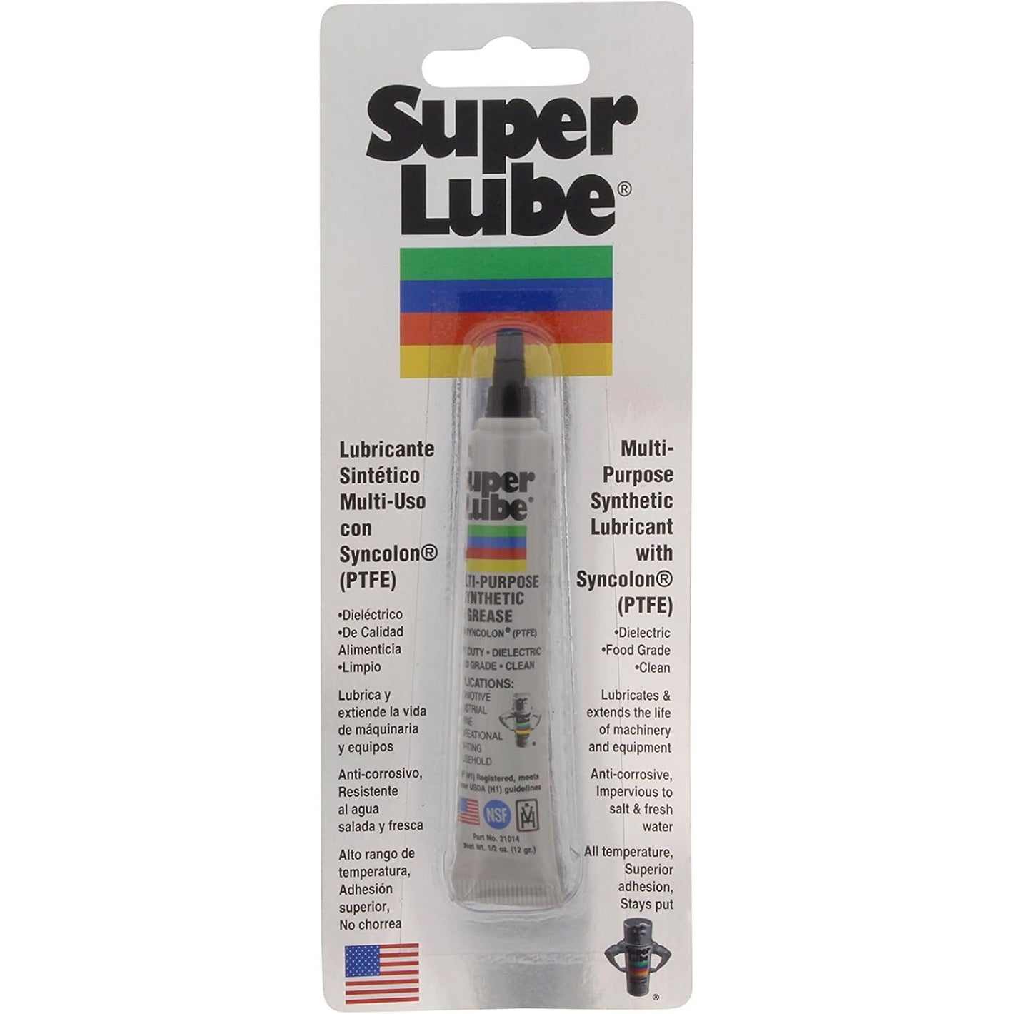 Super Lube Multi-Purpose Grease 0.5 Oz. Translucent white color
