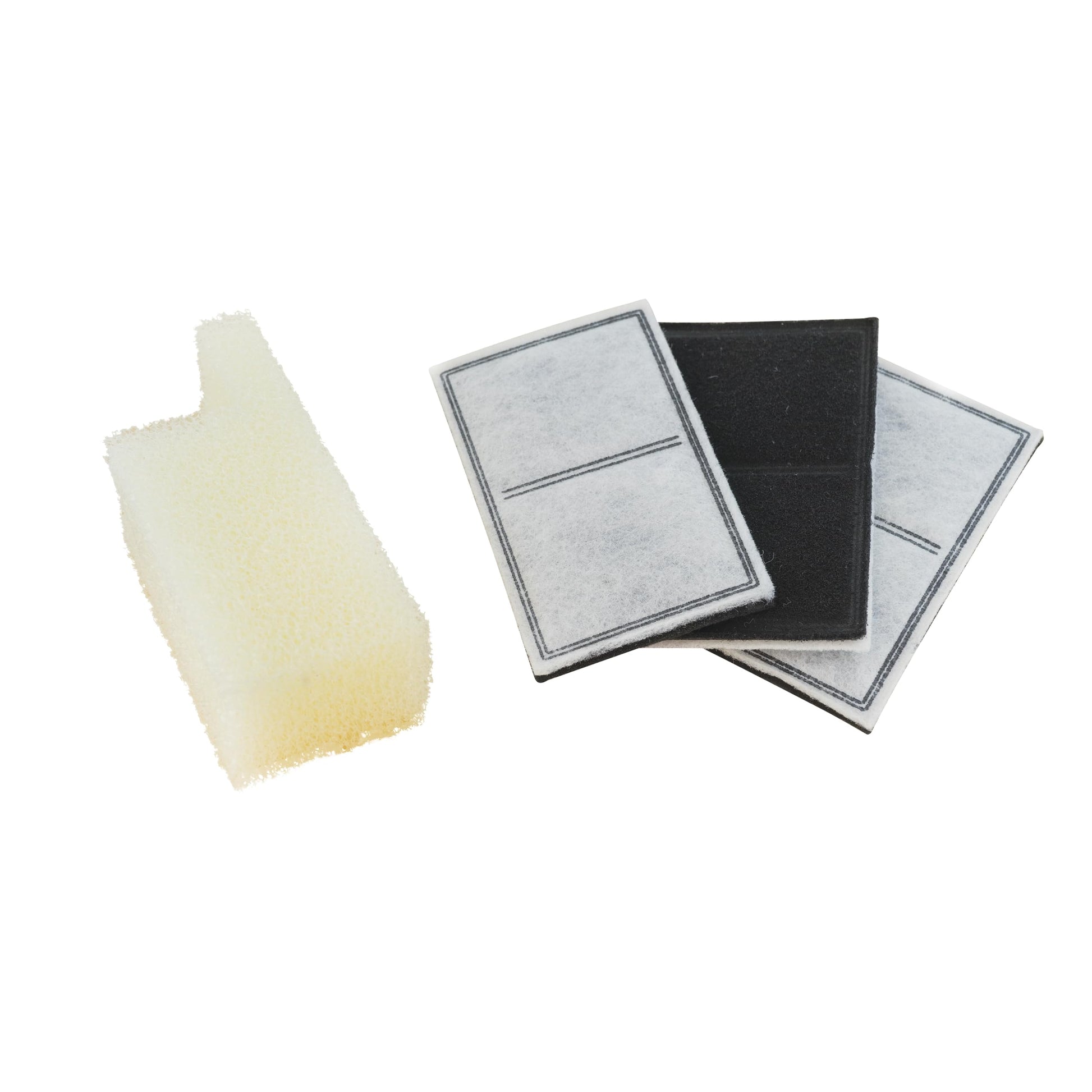 Buy now PetSafe Drinkwell Replacement Filter Pack for Outdoor Dog Water Fountain, 3 Carbon Filters & 1 Foam Filter at indiglob india