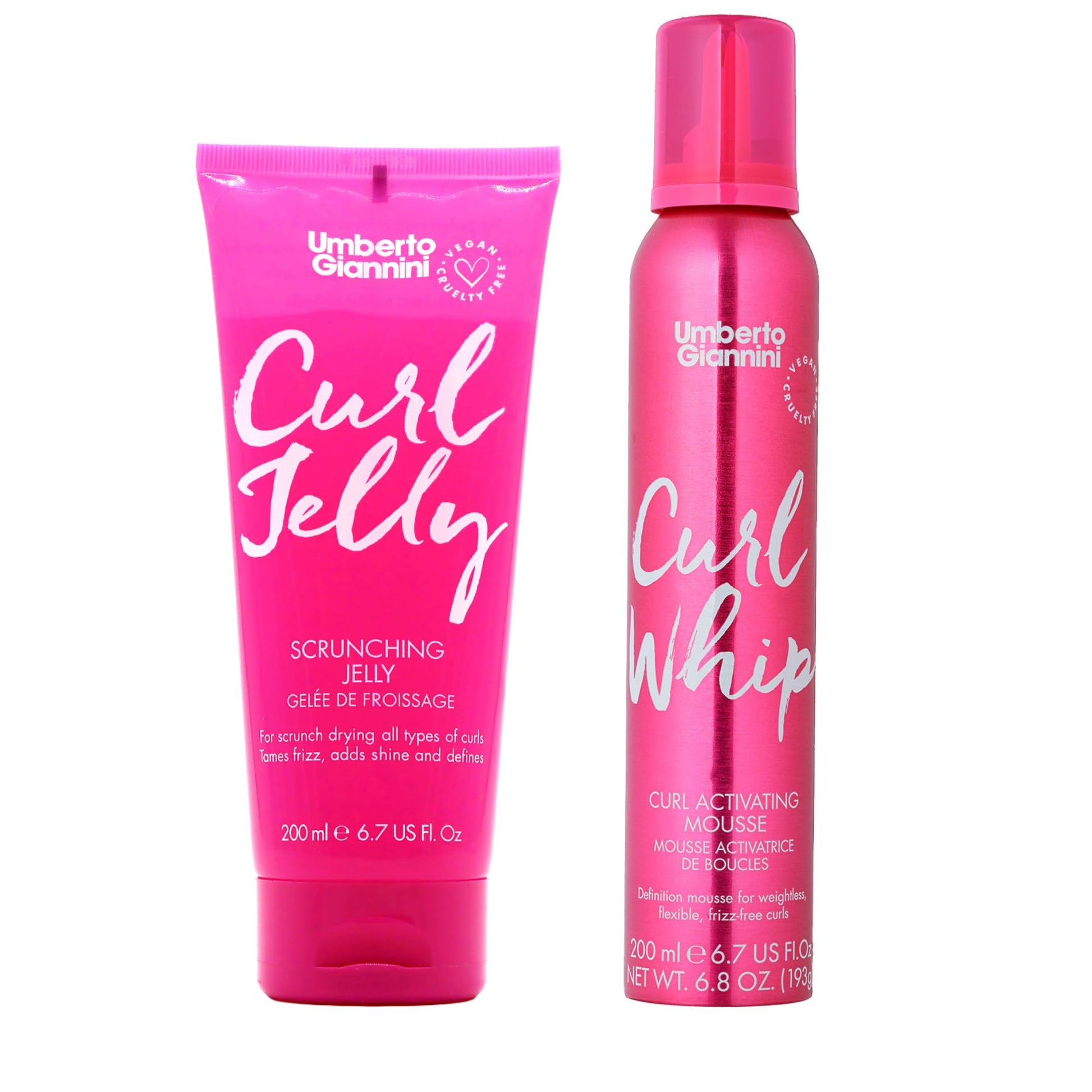 Buy now Umberto Giannini Curl Jelly Scrunching Jelly 6.7 fl Oz - Frizz Solution Defining Hair Gel for 2a-4c Curly, Wavy, Coily Hair - Vegan & Cruelty-Free Curl Jelly Gel & Mousse at indiglob india