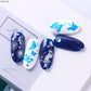 Gel Polish Design Nail Art Stamper - 12Pcs Stamp for Nails Plate Set Stamp Tool for Nails Flower Beauty Butterfly Stamps for Slow Drying Nail Polish - Manicure Set Art Kit