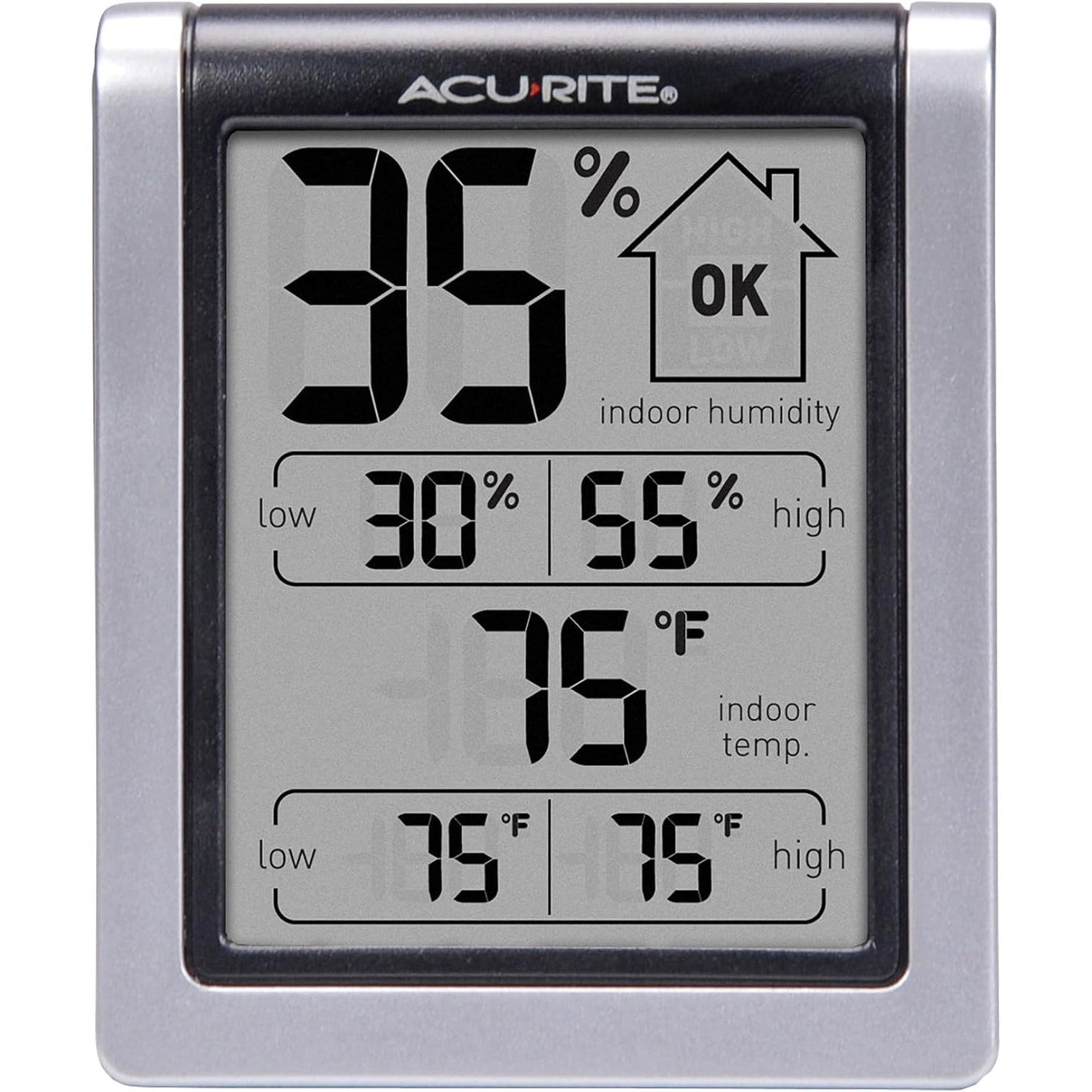 AcuRite Wireless Digital Indoor Thermometer and Hygrometer Monitor for Inside Temperature and Humidity Measurements (00613)