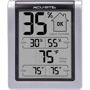 AcuRite Wireless Digital Indoor Thermometer and Hygrometer Monitor for Inside Temperature and Humidity Measurements (00613)