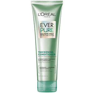 L'Oreal Paris Thickening Sulfate Free Conditioner, Thickens + Strengthens Thin, Fragile Hair, Hair Care with Rosemary Leaf, EverPure, 8.5 Fl Oz (Packaging May Vary)