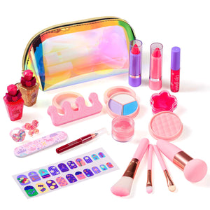 Buy now Biulotter Kids Makeup Kit for Girls Real Kids Cosmetics Make Up Set with Cute Cosmetic Bag, Washable Play Makeup for Little Girls at indiglob india