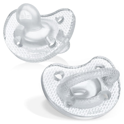 Buy now Chicco PhysioForma Silicone Orthodontic Pacifier, 0-6m | 100% Soft Silicone | Supports Breathing & Oral Development | Satin-Textured Nipple | Includes Sterilizing Case | BPA Free | Blue/Green, 2pk 6 to 16 months Crystal Two Pack oz. at indiglob india