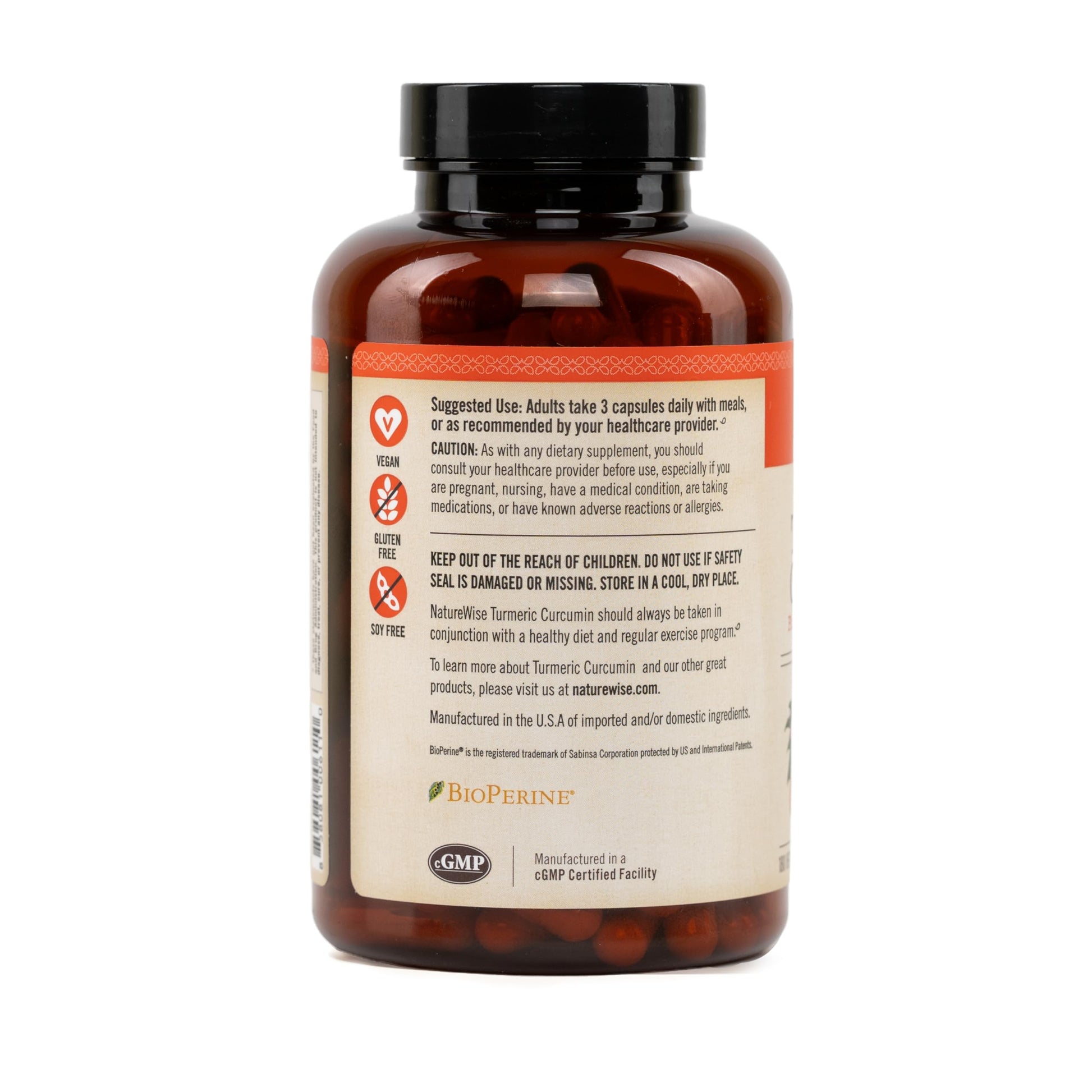 Buy now NatureWise Curcumin Turmeric 2250mg - 95% Curcuminoids & BioPerine Black Pepper Extract for Advanced Absorption - Daily Joint and Immune Health Support - Vegan, Non-GMO, 180 Count[60-Day Supply] at indiglob india