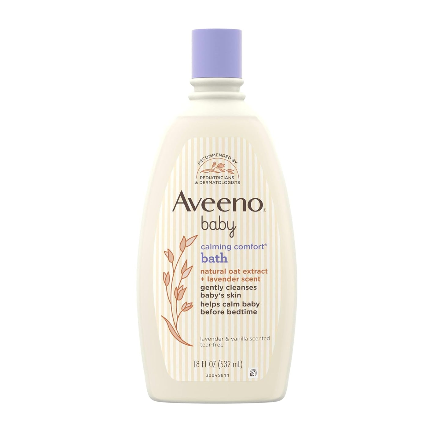 Buy now Aveeno Baby Nighttime Calming Comfort Bath, Body & Hair Wash with Relaxing Lavender & Vanilla Scents & Natural Oat Extract, Tear-Free Formula, Paraben-, Phthalate- & Soap-Free, 18 Fl. Oz at indiglob india