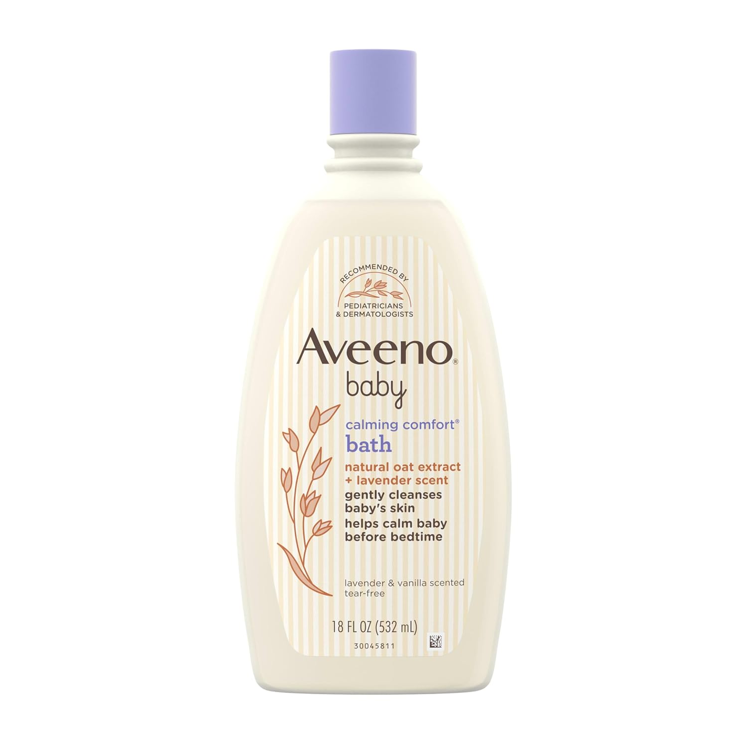 Buy now Aveeno Baby Nighttime Calming Comfort Bath, Body & Hair Wash with Relaxing Lavender & Vanilla Scents & Natural Oat Extract, Tear-Free Formula, Paraben-, Phthalate- & Soap-Free, 18 Fl. Oz at indiglob india