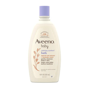 Buy now Aveeno Baby Nighttime Calming Comfort Bath, Body & Hair Wash with Relaxing Lavender & Vanilla Scents & Natural Oat Extract, Tear-Free Formula, Paraben-, Phthalate- & Soap-Free, 18 Fl. Oz at indiglob india