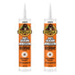 Gorilla Waterproof Caulk & Seal Silicone Sealant, 10oz Cartridge (Pack of 1) - Clear Caulking Sealant for Kitchen, Window, Bath, Marine, Door and More